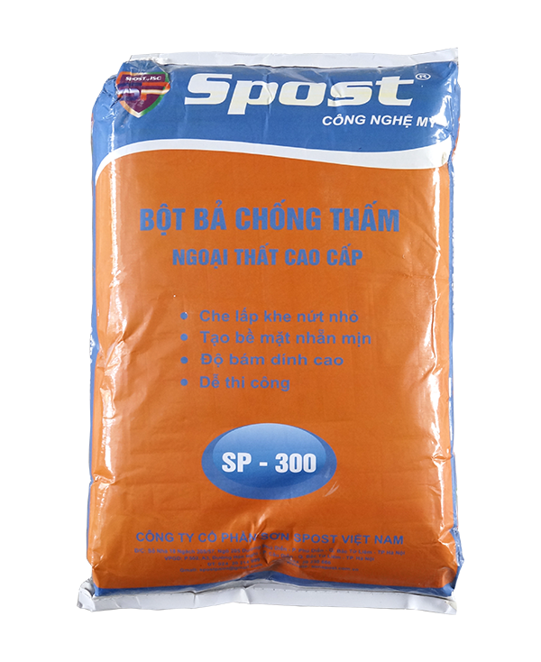 Bột bả chống thấm ngoại thất cao cấp SPOST SP300