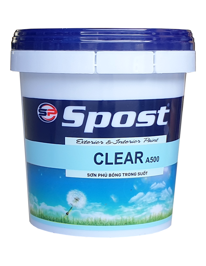 Sơn phủ bóng không màu SPOST CLEAR - A500
