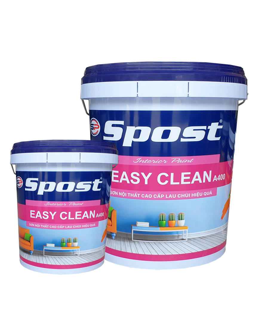 Sơn nội thất Spost lau chùi hiệu quả Easy Clean A400